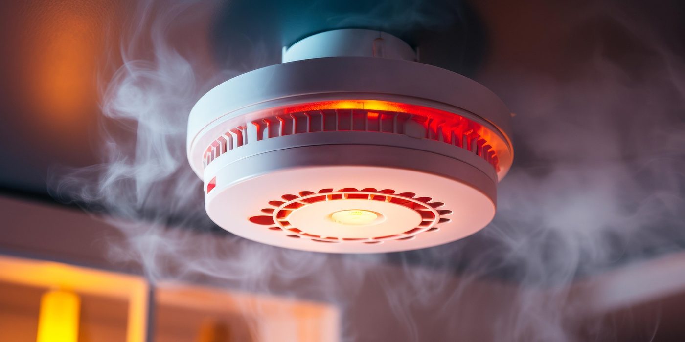 Prueba mensual del botón de un detector de humo